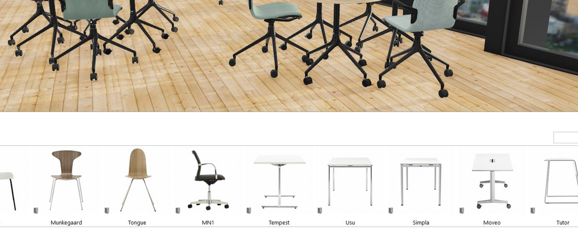 A piece of graphics with the AS series generated from pCon