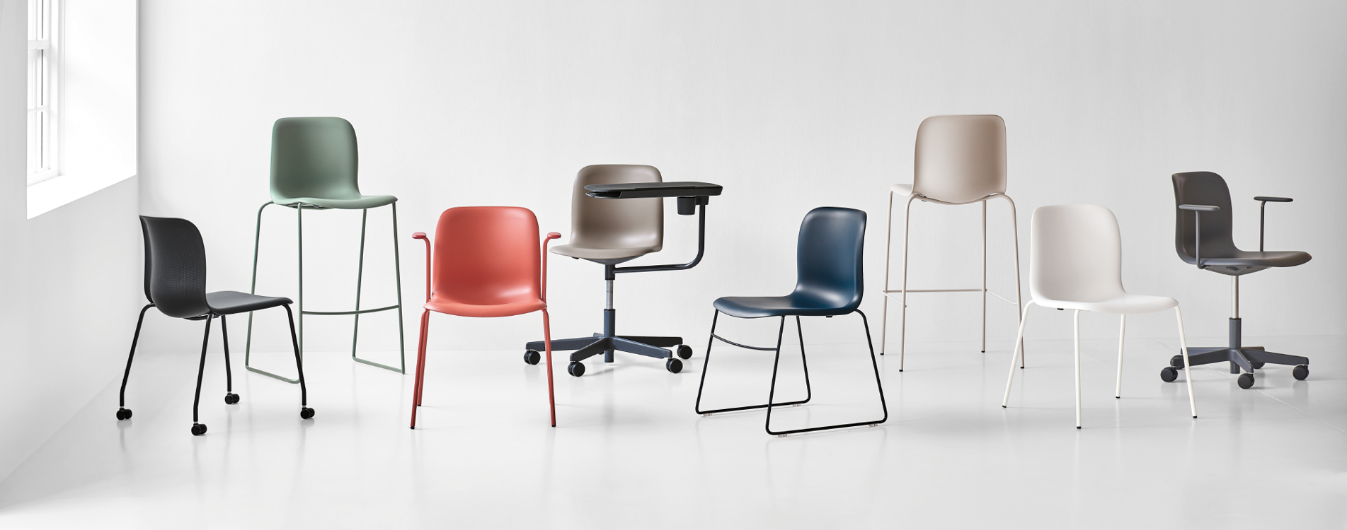 An installation image of the Sixe family in the Colours of Denmark