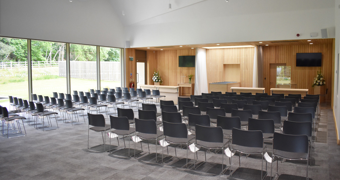 40/4 chairs in Lea Fields Crematorium