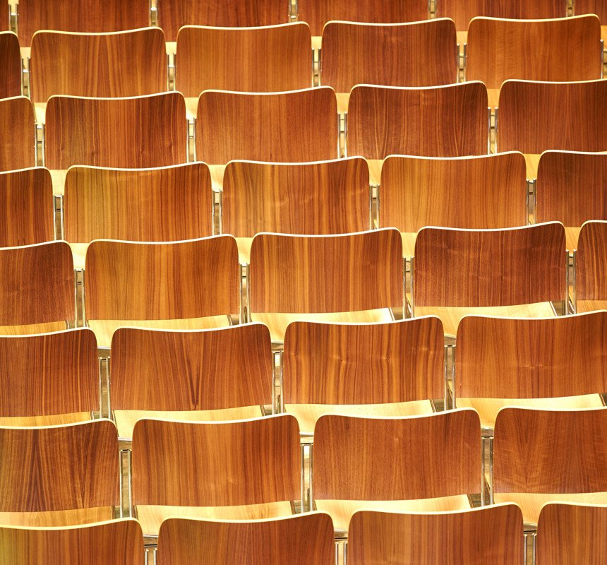 A reference image of 40/4 veneer chairs in St. John's Cathedral